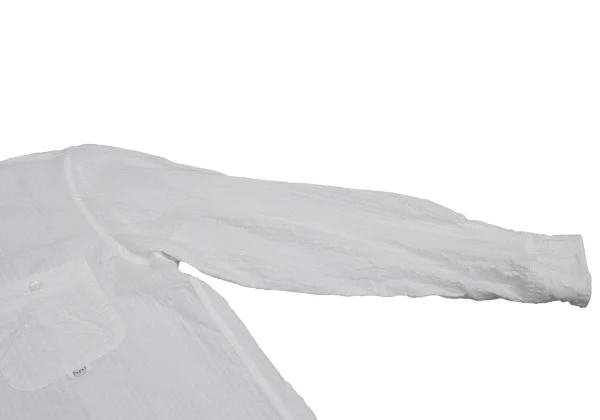 Papas Cotton Linen Seersucker Button-down Shirt K-161210_007