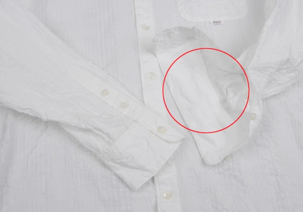 Papas Cotton Linen Seersucker Button-down Shirt K-161210_008