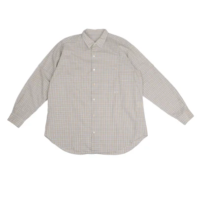 Papas Cotton Check Long Sleeve Shirt