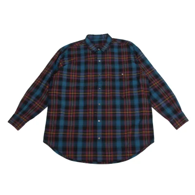 Papas Cotton Checked Long Sleeve Shirt