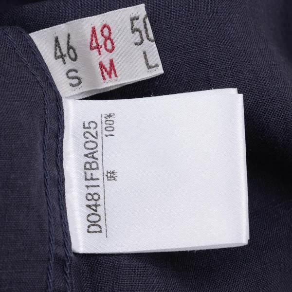 Papas Linen Logo Patch Long Sleeve Shirt K-161214_017