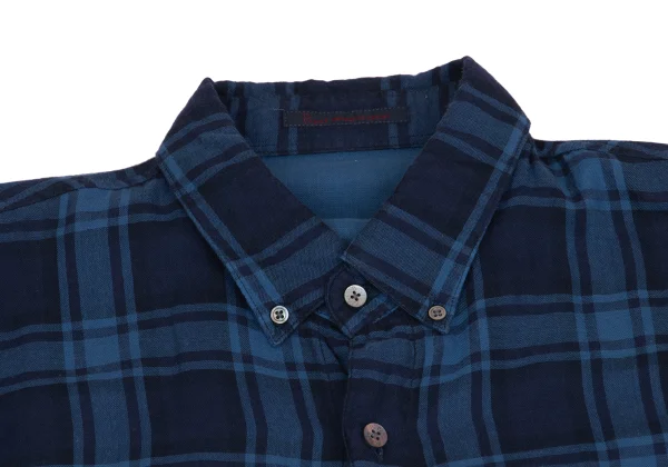 Papas Cotton Checked Button-down Long Sleeve Shirt K-161215_003