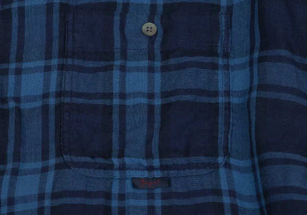 Papas Cotton Checked Button-down Long Sleeve Shirt K-161215_005