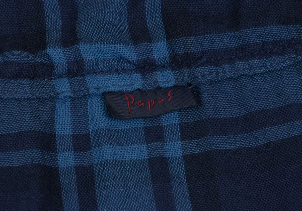 Papas Cotton Checked Button-down Long Sleeve Shirt K-161215_006