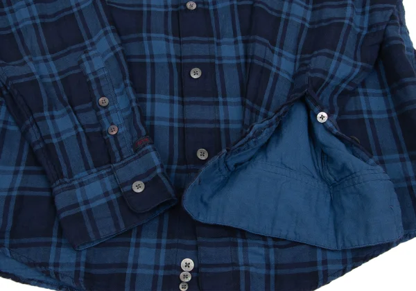 Papas Cotton Checked Button-down Long Sleeve Shirt K-161215_008