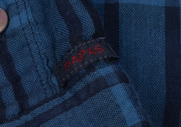 Papas Cotton Checked Button-down Long Sleeve Shirt K-161215_009