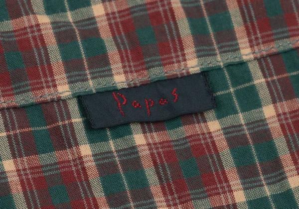 Papas Cotton Checked Long Sleeve Shirt K-161216_009