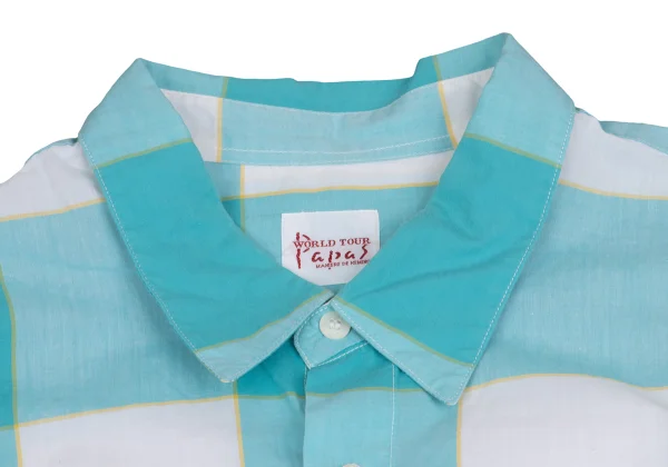Papas Cotton Checked Long Sleeve Shirt K-161218_003