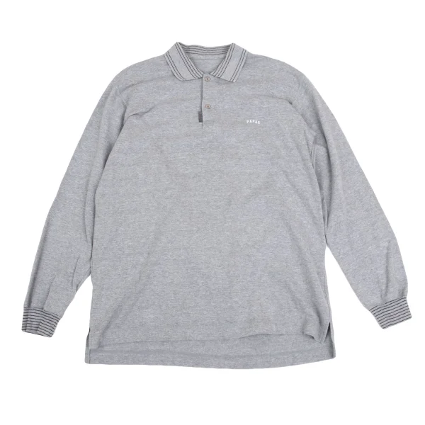 Papas Long Sleeve Polo Shirt Grey M K-161221_001