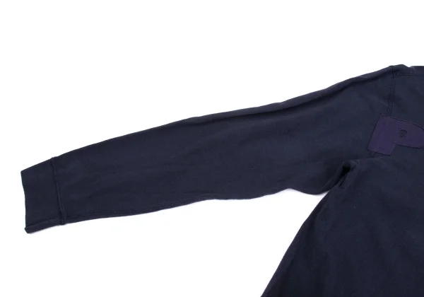 Papas Logo Patched Long Sleeve Polo Shirt K-161222_006