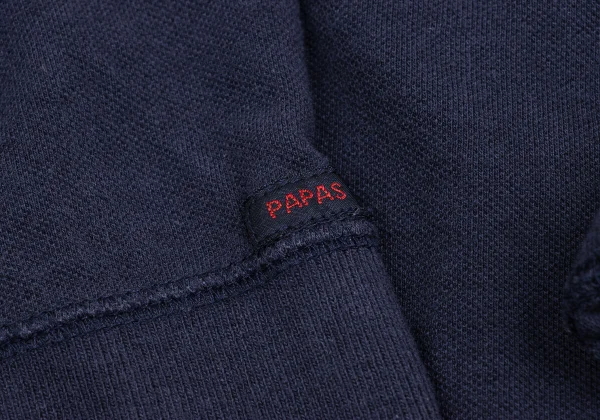 Papas Logo Patched Long Sleeve Polo Shirt K-161222_008
