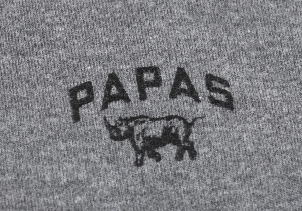 Papas Logo Printed Long Sleeve Polo Shirt K-161223_006