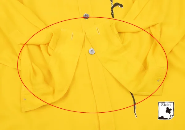 Yohji Yamamoto POUR HOMME Floral Printed Rayon Shirt K-161224_009