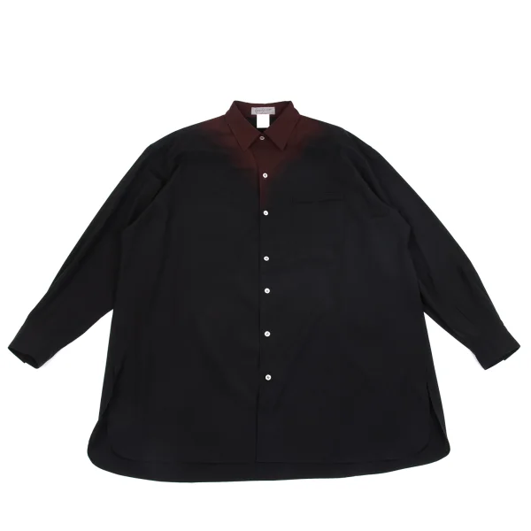 Yohji Yamamoto POUR HOMME Top Gradation Long Sleeve Shirt Black,Red S-M K-161226_001