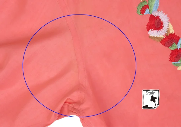 Yohji Yamamoto POUR HOMME Floral Embroidered Silk Shirt K-161227_003