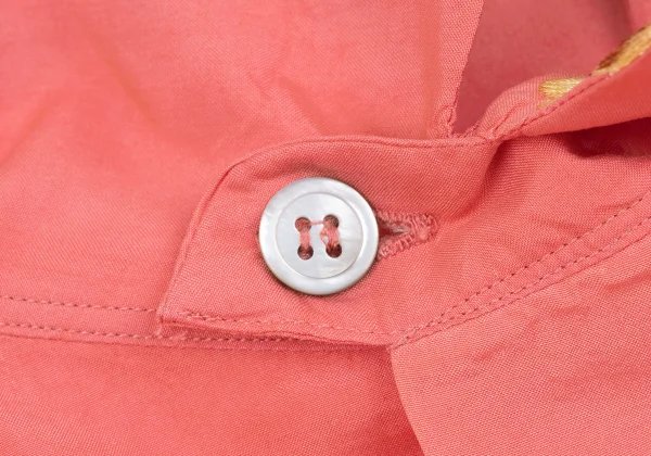 Yohji Yamamoto POUR HOMME Floral Embroidered Silk Shirt K-161227_006