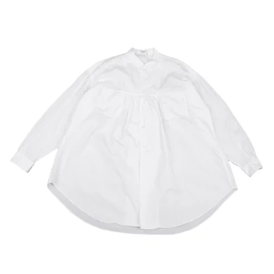 Yohji Yamamoto POUR HOMME Gather Design Cotton Shirt