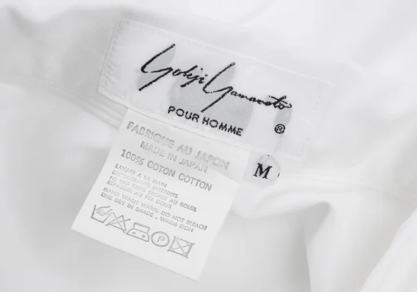 Yohji Yamamoto POUR HOMME Gather Design Cotton Shirt K-161228_015