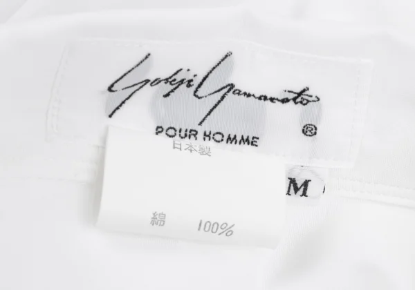 Yohji Yamamoto POUR HOMME Gather Design Cotton Shirt K-161228_016