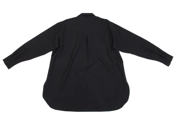 Yohji Yamamoto POUR HOMME Western Yoke Zip Pocket Wool Shirt K-161230_013