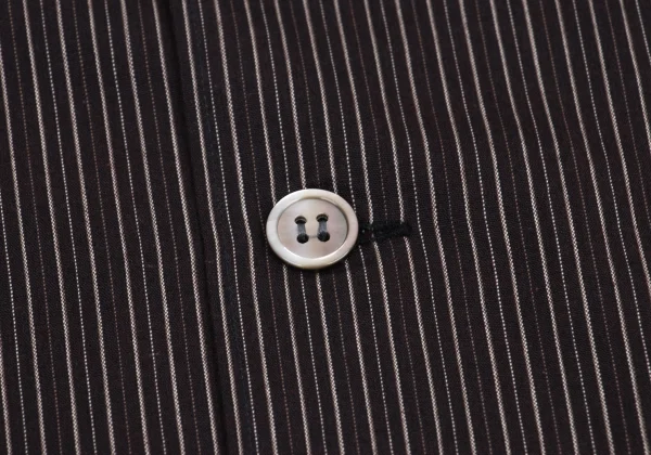 Yohji Yamamoto POUR HOMME Striped Cotton Wide Collar Shirt K-161233_008
