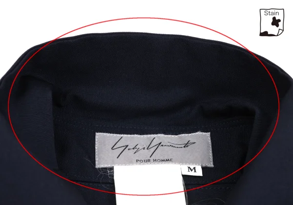 Yohji Yamamoto POUR HOMME Wool Zip Pocket Flap Shirt K-161236_006