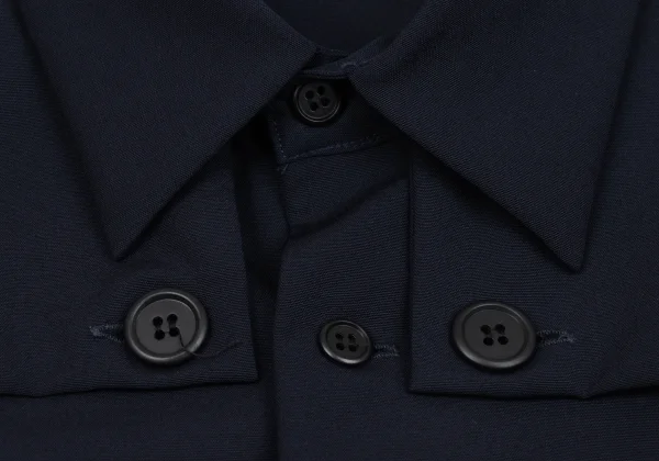 Yohji Yamamoto POUR HOMME Wool Zip Pocket Flap Shirt K-161236_007