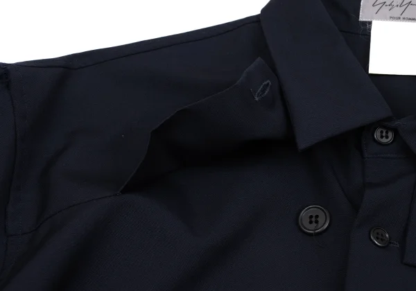 Yohji Yamamoto POUR HOMME Wool Zip Pocket Flap Shirt K-161236_008