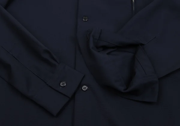 Yohji Yamamoto POUR HOMME Wool Zip Pocket Flap Shirt K-161236_011