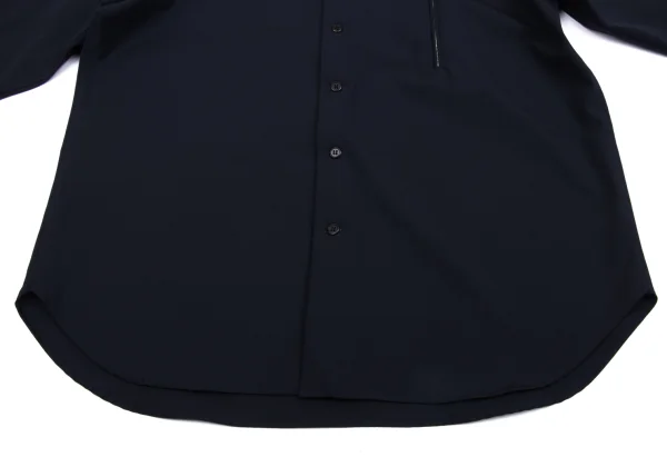Yohji Yamamoto POUR HOMME Wool Zip Pocket Flap Shirt K-161236_012
