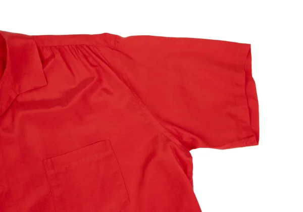 Yohji Yamamoto POUR HOMME Gather Open Collar Short Sleeve Shirt K-161237_006