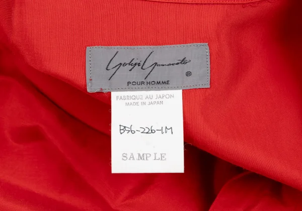 Yohji Yamamoto POUR HOMME Gather Open Collar Short Sleeve Shirt K-161237_018