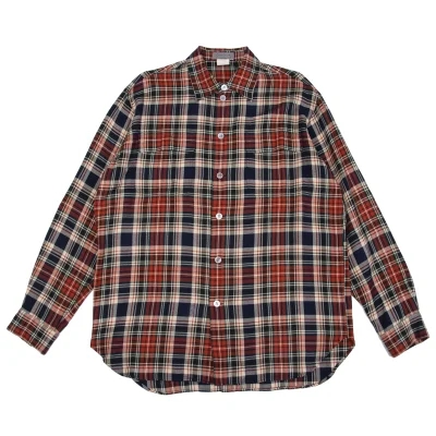 Yohji Yamamoto POUR HOMME Rayon Wool Check Shirt