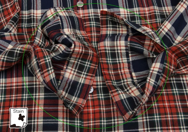Yohji Yamamoto POUR HOMME Rayon Wool Check Shirt K-161238_010