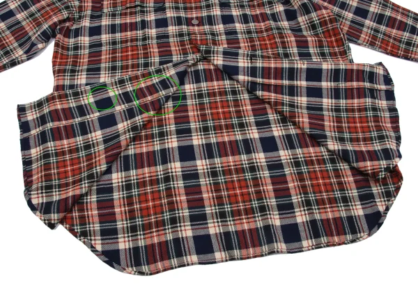 Yohji Yamamoto POUR HOMME Rayon Wool Check Shirt K-161238_012
