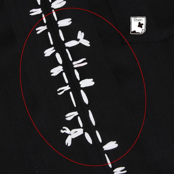 Yohji Yamamoto POUR HOMME Stripe Jacquard Stitch Top K-161243_010