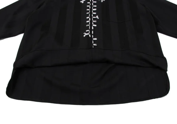 Yohji Yamamoto POUR HOMME Stripe Jacquard Stitch Top K-161243_011