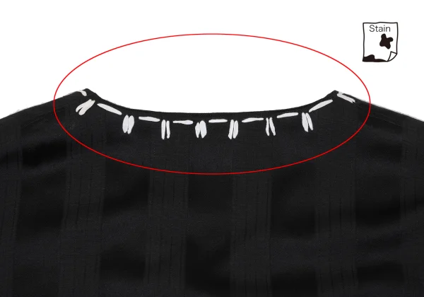 Yohji Yamamoto POUR HOMME Stripe Jacquard Stitch Top K-161243_013