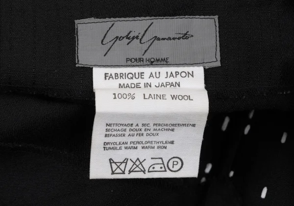 Yohji Yamamoto POUR HOMME Stripe Jacquard Stitch Top K-161243_015