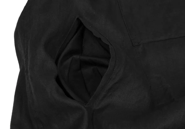 Yohji Yamamoto POUR HOMME Linen Epaulette Shirt Coat K-161246_012