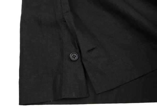 Yohji Yamamoto POUR HOMME Linen Epaulette Shirt Coat K-161246_013