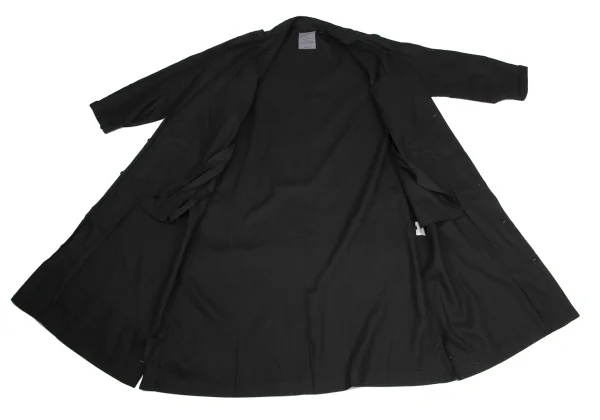Yohji Yamamoto POUR HOMME Linen Epaulette Shirt Coat K-161246_014