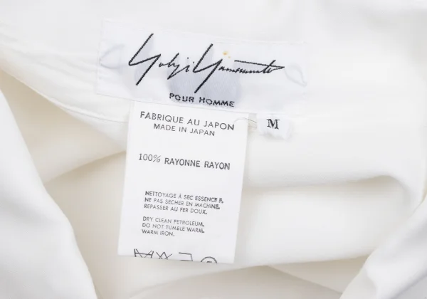Yohji Yamamoto POUR HOMME Dot Cutting Rayon Shirt K-161248_018