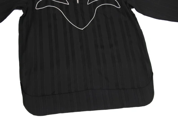 Yohji Yamamoto POUR HOMME Striped Jacquard Western Taping Pullover Shirt K-161249_011
