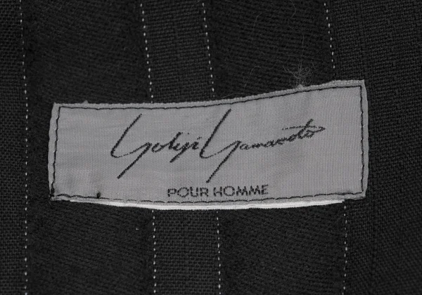 Yohji Yamamoto POUR HOMME Striped Jacquard Western Taping Pullover Shirt K-161249_015