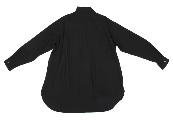 Yohji Yamamoto POUR HOMME Bird Patch Rayon Shirt K-161250_010