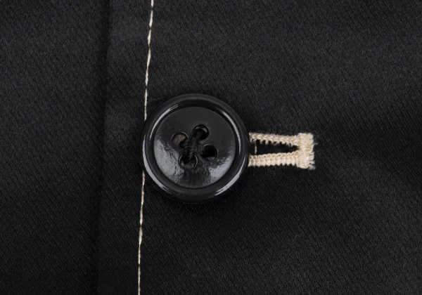 Yohji Yamamoto POUR HOMME Knit Switching Shiny Shirt Jacket K-161251_005
