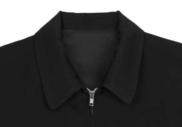 Yohji Yamamoto POUR HOMME Wool Gaba Zip Vest K-161252_003