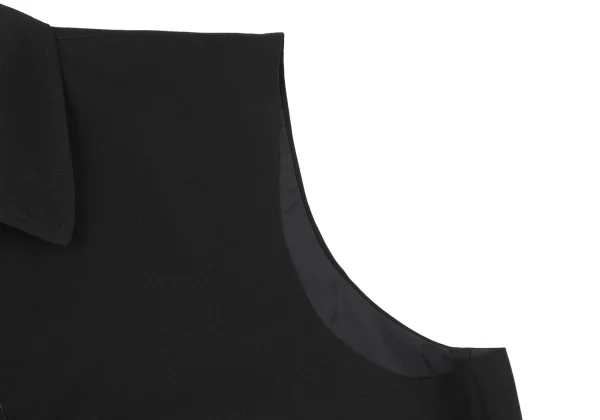 Yohji Yamamoto POUR HOMME Wool Gaba Zip Vest K-161252_004