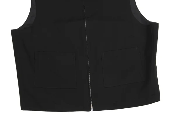 Yohji Yamamoto POUR HOMME Wool Gaba Zip Vest K-161252_005